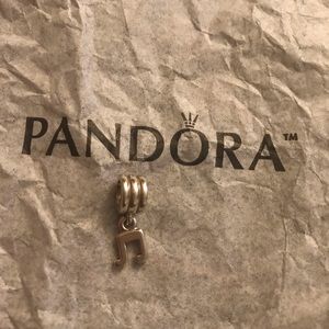 Authentic pandora dangle music note charm
